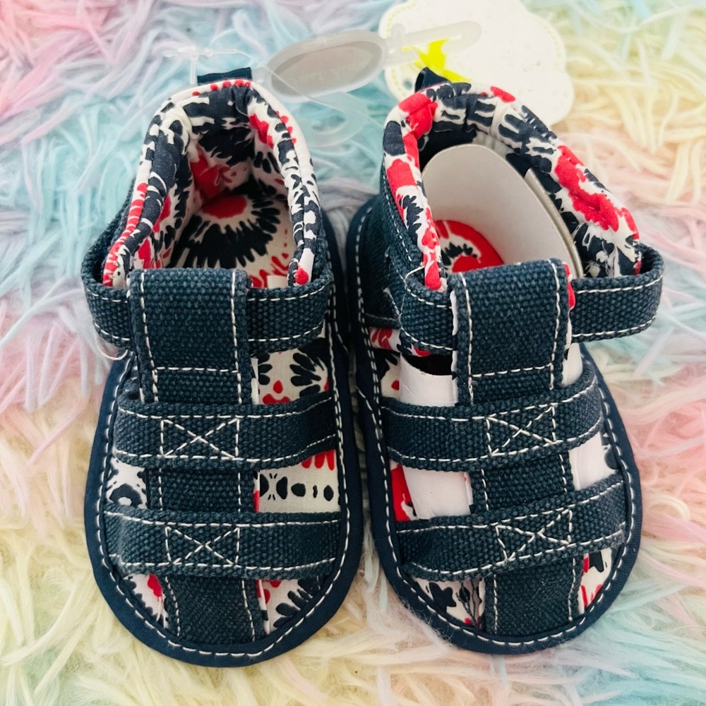 Stylish Baby Sandals with Patterned Design